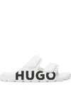 Hugo Boss Evander Double-strap Slides In White
