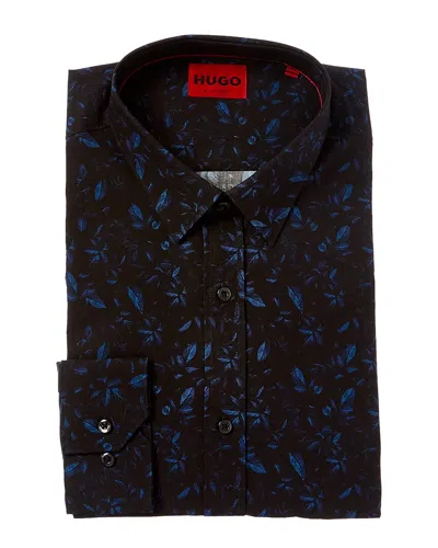 Hugo Boss Extra Slim Fit Dress Shirt In Blue