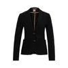 Hugo Boss Extra-slim-fit Jacket In Stretch Fabric In Black