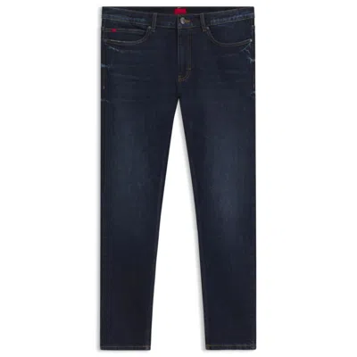Hugo Boss Extra-slim-fit Jeans In Blue Stretch Denim