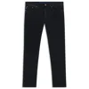 Hugo Boss Tapered Fit Rinse Wash Jeans In Black