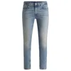 Hugo Boss Slim-fit Jeans In Blue Super-soft Stretch Denim In Blue