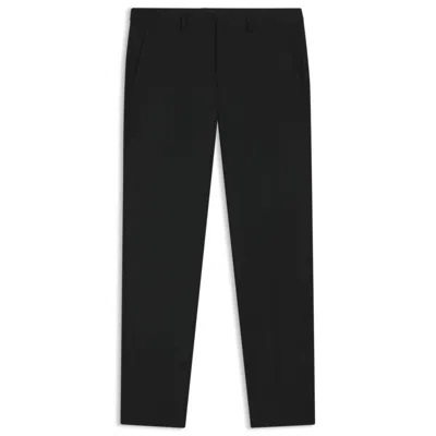 Hugo Boss Extra-slim-fit Pants In Wool In Black