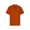 Hugo Boss Extra-slim-fit Stretch-cotton Shirt With Logo Tape In Brown