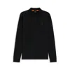 Hugo Boss Extra-slim-fit Stretch-cotton Shirt With Logo Tape In Black