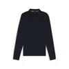 Hugo Boss Extra-slim-fit Stretch-cotton Shirt With Logo Tape In Black