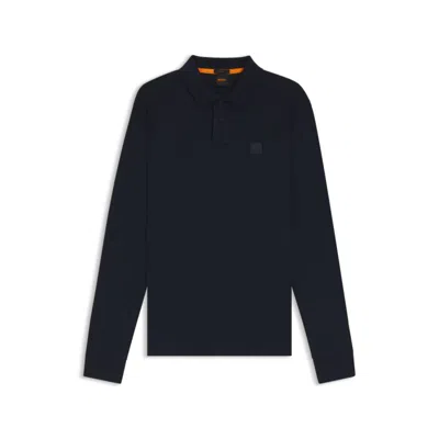 HUGO BOSS EXTRA-SLIM-FIT STRETCH-COTTON SHIRT WITH LOGO TAPE