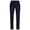 Hugo Boss Extra-slim-fit Trousers In Super-flex Fabric In Blue