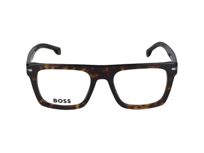 Hugo Boss Eyeglasses In Brown