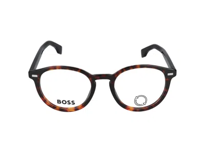 Hugo Boss Eyeglasses In Brown