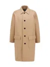 Hugo Boss Medium Beige F Cam Patch Coat In Brown