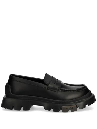 Hugo Boss Fabian Loafers In Black