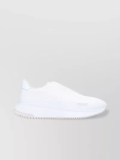 Hugo Boss Fabric Low-top Sneakers Rubber Sole In White