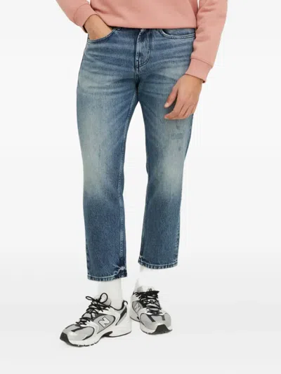 Hugo Boss Faded Jeans In Blue