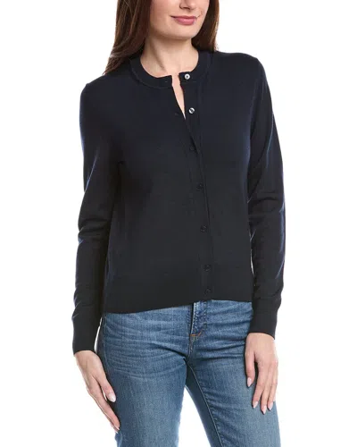 Hugo Boss Fadenasi Wool Top In Blue