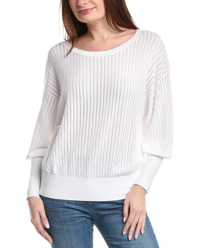 Hugo Boss Fallonia Knit Top In White