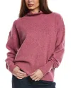 Hugo Boss Famindi Wool-blend Sweater In Red