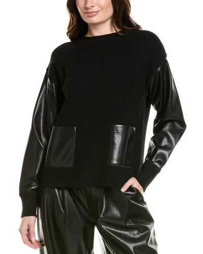 Hugo Boss Fanalian Wool Sweater In Black