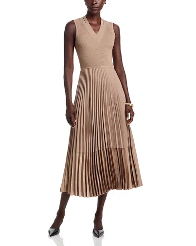 Hugo Boss Fararan Dress In Gray