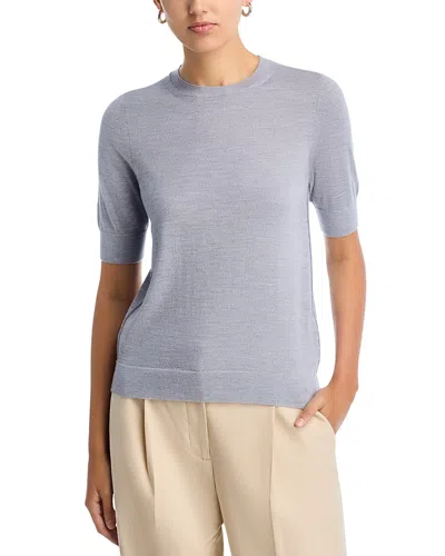 Hugo Boss Farbella Wool Sweater In Blue