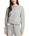 Hugo Boss Fascona Cashmere Crewneck Sweatshirt In Gray