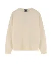 Hugo Boss Fascona Cashmere Sweater In White