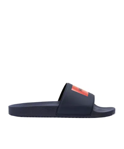 Hugo Boss Fashionable Slippers In Blue