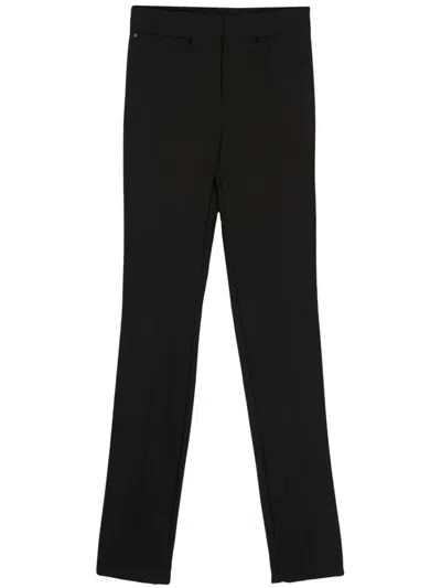 Hugo Boss Fast-drying Slim-fit Trousers In Black