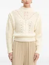 Hugo Boss Fasta Long-sleeve Sweater In Neutral