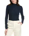 Hugo Boss Fatirami Wool Sweater In Blue