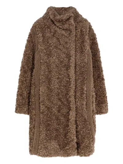 HUGO BOSS FAUX-FUR COAT