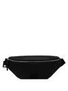 Hugo Boss Faux-leather Belt Bag In Black