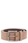 Hugo Boss Boss Faux Leather Belt In Brown