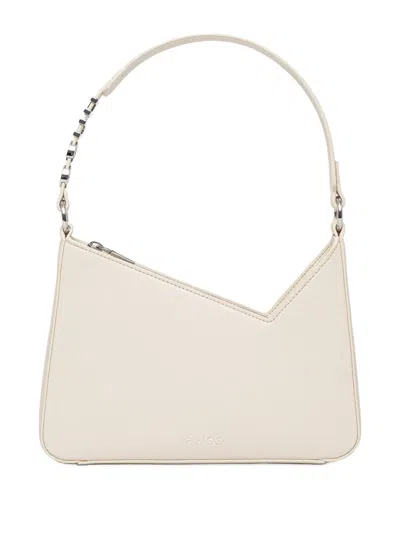 Hugo Boss Faux-leather Shoulder Bag In Neutrals