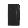 Hugo Boss Faux-leather Skirt With Wrap Front In Black