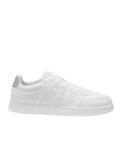 HUGO BOSS FAUX-LEATHER SNEAKERS