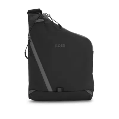 Hugo Boss Faux-leather Backpack With Reflective Details