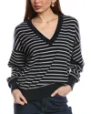 Hugo Boss Felinke Wool & Cashmere-blend Sweater In Blue
