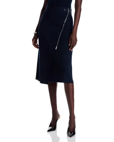 Hugo Boss Boss Feliora Wrap Skirt In Blue