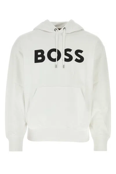 Hugo Boss Felpa-s Nd Boss Male In White