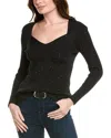 Hugo Boss Boss Viscose Blend Pullover In Black