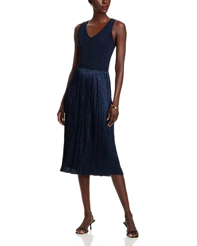 Hugo Boss Fernani Dress In Dark Blue