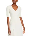 Hugo Boss Fezania Sweater In Soft Cream