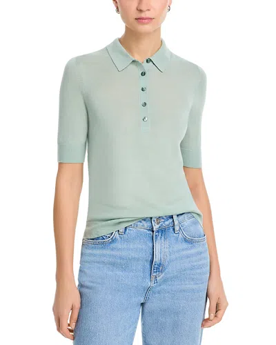 Hugo Boss Boss Fidenka Merino Wool Polo In Green