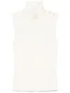 Hugo Boss Fine-knit Tank Top In White