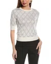 Hugo Boss Firone Wool-blend Sweater In White