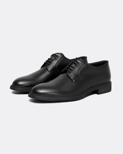 HUGO BOSS FIRSTCLASS MENS LEATHER DERBY SHOES WITH RUBBER OUTSOLE NOS