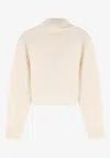 Hugo Boss Fisura Wool And Mohair Sweater In White