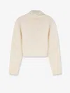 Hugo Boss Fisura Wool And Mohair Sweater In White