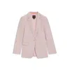 Hugo Boss Fitted Blazer In Stretch Fabric